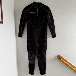 SeaSkin 3mm Wetsuit Mens XS, Full Body Diving Suit Front Zip Wetsuit Black